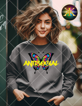 Digital Download Anti Social Butterfly PNG Image (NOT A PHYSICAL ITEM)